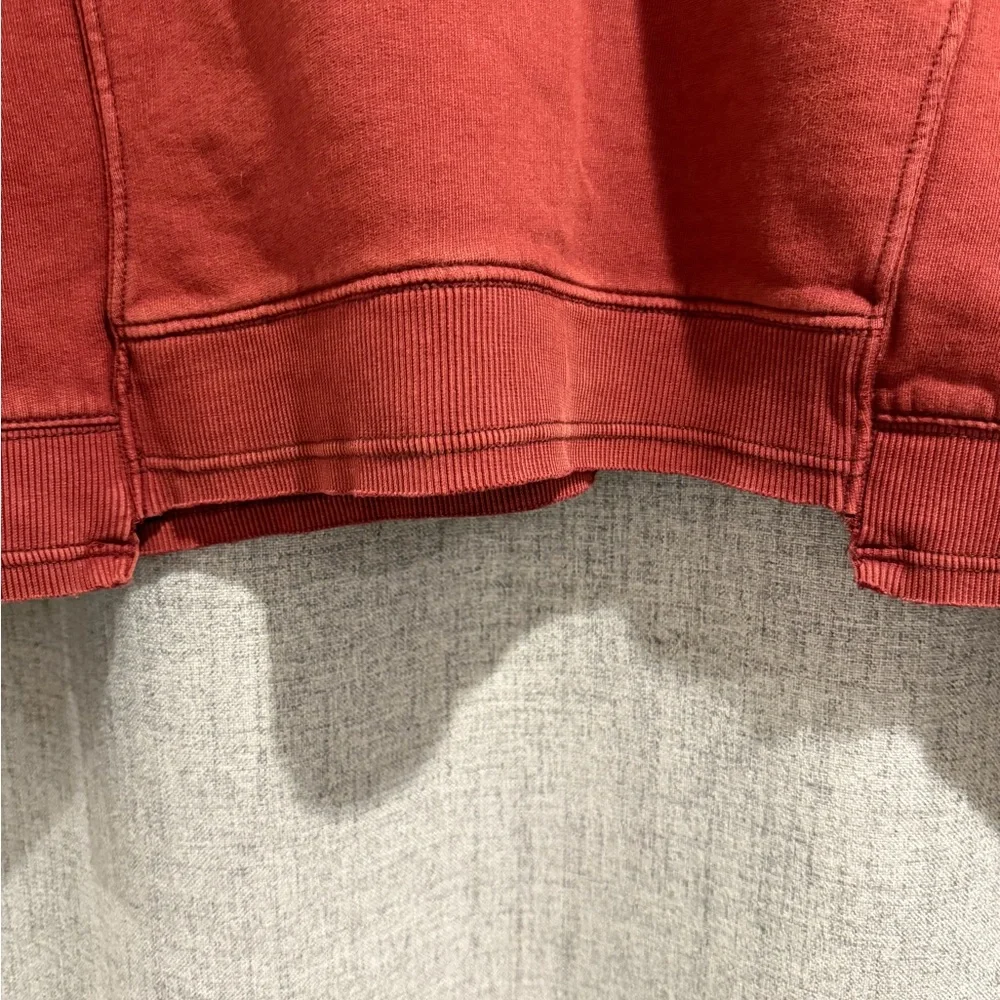 Free People FP Movement Intercept Pullover Size L Wine Red Sweatshirt Crewneck - Picture 3 of 6